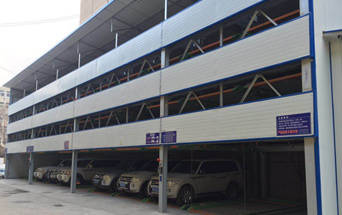 青海電科院（四層升降橫移式）立體車庫案例 - 中出網(wǎng)-智能出入口門戶