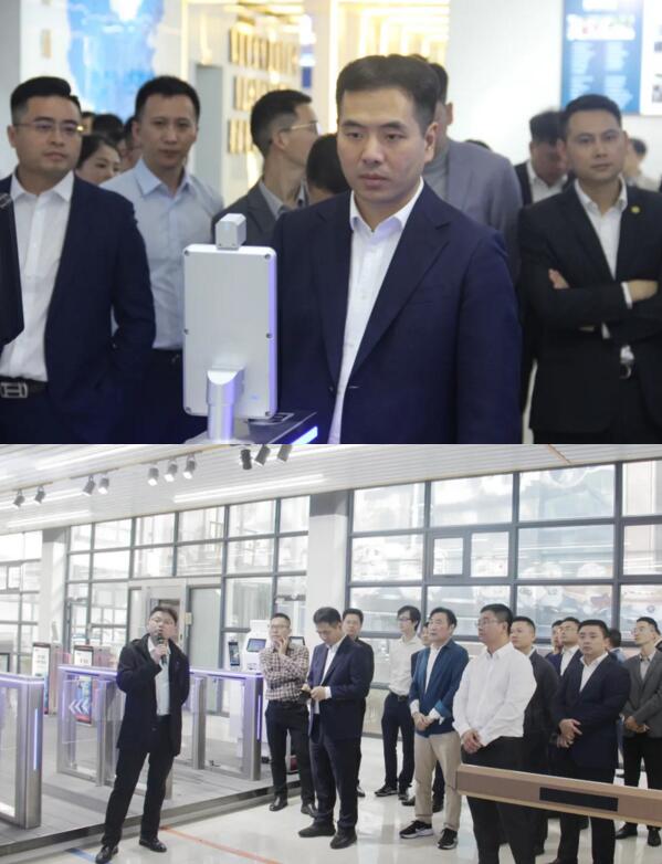 公司陪同人員向江西省委、省青年企業(yè)家協(xié)會(huì)嘉賓展示、講解了百勝城市級(jí)智慧停車(chē)解決方案的落地、應(yīng)用