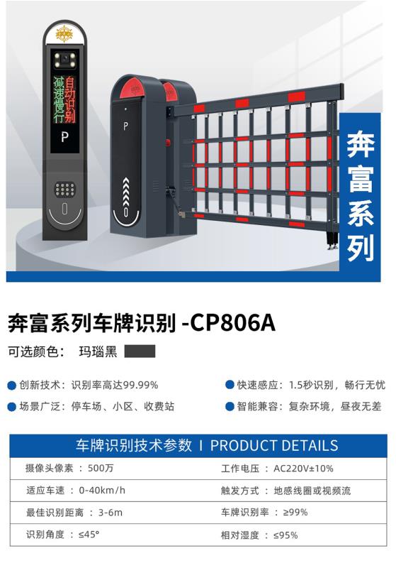 奔富系列車牌識別-CP806A