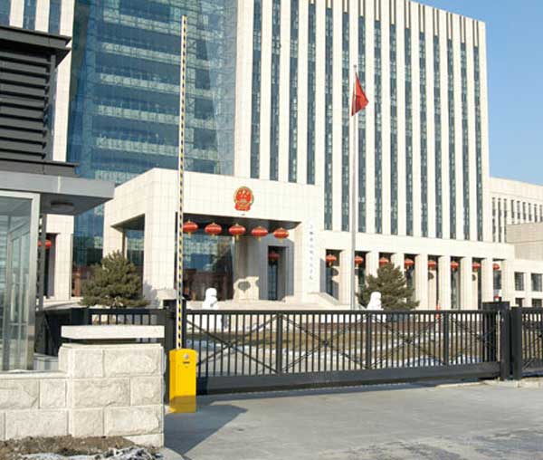 喜迎長春出安智能懸浮門進駐吉林省高級人民法院