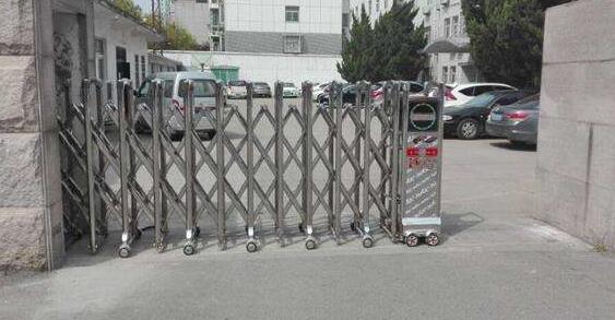 邯鄲出安智能為邯鄲中材建設有限責任公司提供電動伸縮門工程