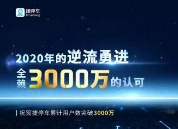 捷順科技累計用戶數(shù)突破30,000,000大關(guān)！