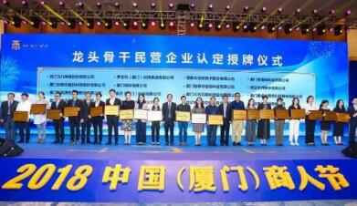 科拓股份再獲肯定 榮膺“2018-2019年度廈門市龍頭骨干民營(yíng)企業(yè)”稱號(hào)！
