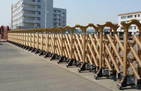 張家口出安智能伸縮門(mén)被張家口市華工建設(shè)有限公司啟用