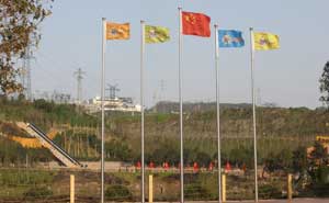 龍陣風景區(qū)旗桿案例