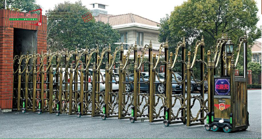 鋁合金電動伸縮門