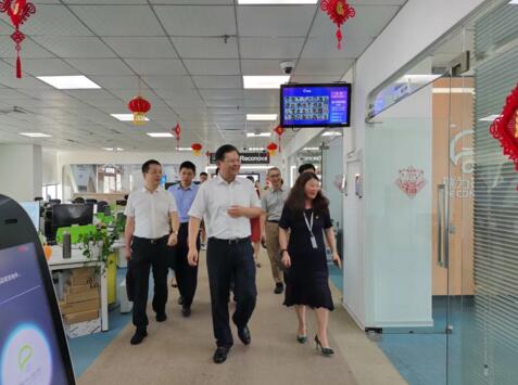 廈門市委常委、政法委書記李偉華一行走訪調研瑞為