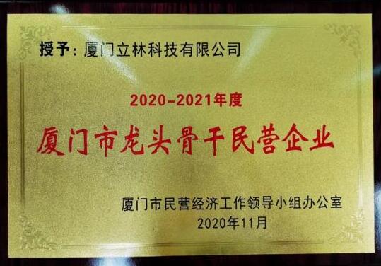 立林喜獲“龍頭骨干民營企業(yè)”、“愛心廈門建設(shè)典型”雙料榮譽(yù)