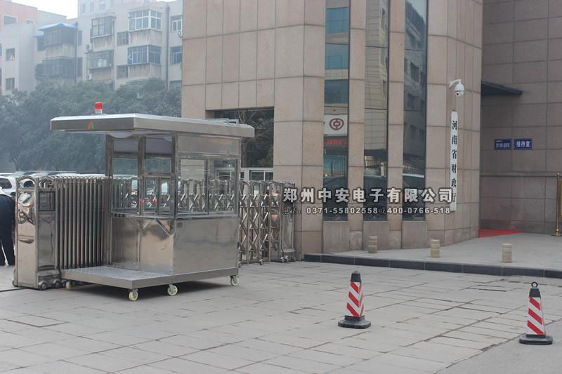 河南省財政廳崗亭工程案例 - 中出網-智能出入口門戶