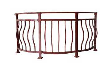 弧形陽(yáng)臺(tái)護(hù)欄HW-24